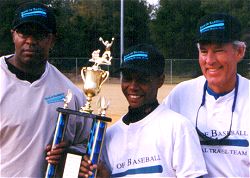 Coach Jerome Hoes (MD), LJ Hoes (MD), Coach Steve Cosgrove (AL)